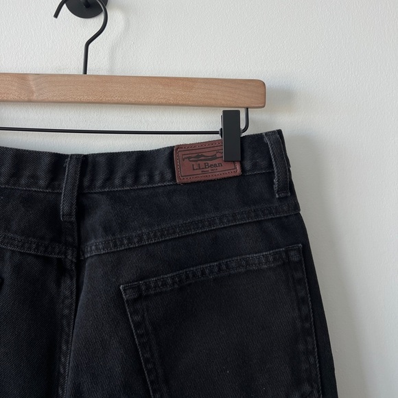 Vintage L.L. Bean Black Denim Jeans - 32x34 - Picture 3 of 3
